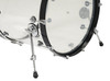DW Design Series 4-Piece Acrylic Shell Pack - Clear w/Chrome Hardware (DDAC2214CL) | Musician Madness