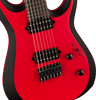 Jackson Pro Plus Series DK Modern MDK7 HT - Ebony Fingerboard - Satin Red with Black bevels | Musician Madness