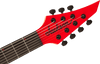 Jackson Pro Plus Series DK Modern MDK7 HT - Ebony Fingerboard - Satin Red with Black bevels | Musician Madness