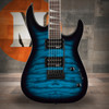 Jackson JS Series Dinky JS20 DKQ 2PT - Amaranth Fingerboard - Transparent Blue Burst | Musician Madness