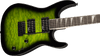 Jackson JS Series Dinky JS20 DKQ 2PT - Amaranth Fingerboard - Transparent Green Burst | Musician Madness