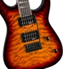 Jackson JS Series Dinky JS20 DKQ 2PT - Amaranth Fingerboard - Transparent Tobacco Burst | Musician Madness