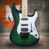 Jackson X Series Signature Adrian Smith SDXQM - Maple Fingerboard - Transparent Green | Musician Madness