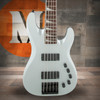 Jackson X Series Signature David Ellefson Concert Bass CBX V - Laurel Fingerboard - Quicksilver | Musician Madness