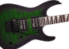 Jackson JS Series Dinky Arch Top JS32Q DKA - Amaranth Fingerboard - Transparent Green Burst | Musician Madness