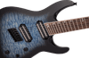 Jackson X Series Soloist Arch Top SLATX7Q MS - Laurel Fingerboard - Multi -Scale - Transparent Blue Burst | Musician Madness