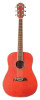 Oscar Schmidt OGHSTR-A 1/2 Dreadnought Acoustic Guitar. Trans Red (OGHSTR-A-U) | Musician Madness