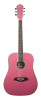 Oscar Schmidt OG1P-A 3/4 Dreadnought Acoustic Guitar. Pink (OG1P-A-U) | Musician Madness