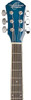Oscar Schmidt OG2TBL-A Dreadnought Acoustic Guitar. Trans Blue (OG2TBL-A-U) | Musician Madness