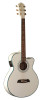 Oscar Schmidt OG10CEWH-A Folk Cutaway Acoustic Electric Guitar. White (OG10CEWH-A-U) | Musician Madness