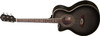 Oscar Schmidt OG10CEFTBLH-R Folk Cutaway Left-Handed Acoustic Electric Guitar. Flame Trans Black (OG10CEFTBLH-A-U) | Musician Madness