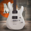 Schecter C-6 Deluxe Electric Guitar - Satin White (432) | Musician Madness