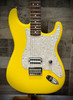 Fender Tom DeLonge Stratocaster Electric Guitar, Rosewood Fingerboard - Graffiti Yellow - Open Box | Musician Madness