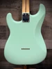 Fender Tom DeLonge Stratocaster Electric Guitar, Rosewood Fingerboard - Surf Green - Open Box | Musician Madness