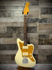 Squier J Mascis Jazzmaster - Laurel Fingerboard - Gold Anodized Pickguard - Vintage White | Musician Madness
