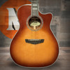D'Angelico Gramercy Grand Auditorium Acoustic Guitar - Iced Tea Burst Open Box (DAPG200ITBAPS)
