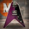 Schecter V-1 Custom Electric Guitar - Trans Purple (654) | Musician Madness