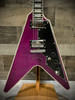 Schecter V-1 Custom Electric Guitar - Trans Purple (654) | Musician Madness