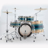 Dixon Artisan Maple 422 Shell Pack Enchanted Electric Blue Reverse Burst (PODAN422-11-EA-CR) | Musician Madness