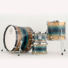 Dixon Artisan Maple 422 Shell Pack Enchanted Electric Blue Reverse Burst (PODAN422-11-EA-CR) | Musician Madness