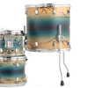 Dixon Artisan Maple 14x14 Floor Tom Enchanted Electric Blue Reverse Burst (PDFAN1414EA-CR) | Musician Madness