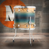 Dixon Artisan Maple 14x14 Floor Tom Enchanted Electric Blue Reverse Burst (PDFAN1414EA-CR) | Musician Madness