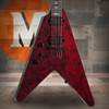 Schecter V-1 Apocalypse Left Hand Electric Guitar- Red Reign (1305) | Musician Madness
