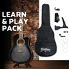 Washburn WA90CETBBPACK Learn & Play Pack Acoustic-Electric Guitar Bundle - Transparent Black Burst (WA90CETBBPACK-U) | Musician Madness