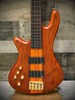 Schecter Stiletto Studio-4 FL Left-Handed Bass Guitar - Honey Satin - Open Box (2765) | Musician Madness