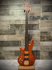 Schecter Stiletto Studio-4 FL Left-Handed Bass Guitar - Honey Satin - Open Box (2765) | Musician Madness