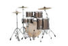 Gretsch Energy 5pc Drum Kit with Hardware & Cymbals - Grey Steel (GE4E825)