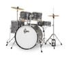 Gretsch Renegade 5pc Drum Kit, With Hardware - Grey Sparkle (RGE625GS) | Musician Madness