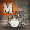 Sonor SQ1 20" 3-PC Shell Pack - Satin Gold Metallic (SQ1-320NMCSGM)