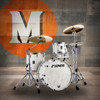 Sonor SQ1 22" 3-PC Shell Pack Satin Pure White (SQ1-322NMCSPW)
