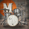 Sonor Vintage Series 22" 3PC Shell Pack w/ Mount - Vintage Silver Glitter (VT-322WMCVSG)