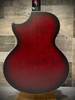 Schecter Orleans Stage Electric Acoustic Guitar - Vampyre Red Burst Satin (VRBS) (3710) | Musician Madness