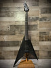 LTD Arrow Black Metal Floyd Rose Electric Guitar – Black Satin - Used | Musician Madness