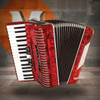 Hohner Hohnica 72 Bass Entry Level Piano ACCORDION - Pearl Red (1305-RED) | Musician Madness