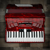 Hohner Hohnica 72 Bass Entry Level Piano ACCORDION - Pearl Red (1305-RED) | Musician Madness