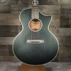 Schecter Regulo Caro-7 Acoustic Acoustic-Electric Guitar - Satin Black (3719) | Musician Madness