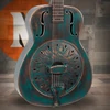 Recording King Metal Body Gtr - Distressed Vintageg Green | Musician Madness