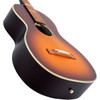 Recording King Dirty 30's Single 0 Series 7 Parlor Left Hand Acoustic Guitar - Vintage Burst 