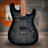 Washburn Sonamaster Elite Double Cutaway Electric Guitar - Flame Black Burst (SE2FTB-U) | Musician Madness