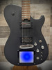 Cort MBM-2 Manson Electric Guitar w/ Kaoss Pad and Sustainiac Electric Guitar w/ Hard Case - Satin Black | Musician Madness