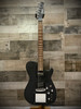Cort MBM-2 Manson Electric Guitar w/ Kaoss Pad and Sustainiac Electric Guitar w/ Hard Case - Satin Black | Musician Madness
