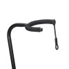 Stageline GS100B Guitar Stand  Universal Cradle for Acoustic & Electric Guitars, Adjustable Height 19?31?, Black Finish with Rubber Padding & Security Strap (GS100B-SLN-U) | Musician Madness