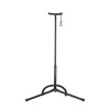 Stageline GS100B Guitar Stand  Universal Cradle for Acoustic & Electric Guitars, Adjustable Height 19?31?, Black Finish with Rubber Padding & Security Strap (GS100B-SLN-U) | Musician Madness