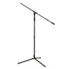 Stageline MS205B Microphone Stand Adjustable Height 40.5 62.8  30.3 Boom Arm, Plastic Clutches & Knobs, Counterweight, Tripod Base Spread 23? x 19.8? Black (MS205B-U) | Musician Madness