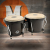 Latin Percussion City II 6" and 7" Mango Bongos - Mango Black (LP601NYII-BK) | Musician Madness