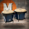 Latin Percussion City II 6" and 7" Mango Bongos - Mango Blue/Black (LP601NYII-BL) | Musician Madness
